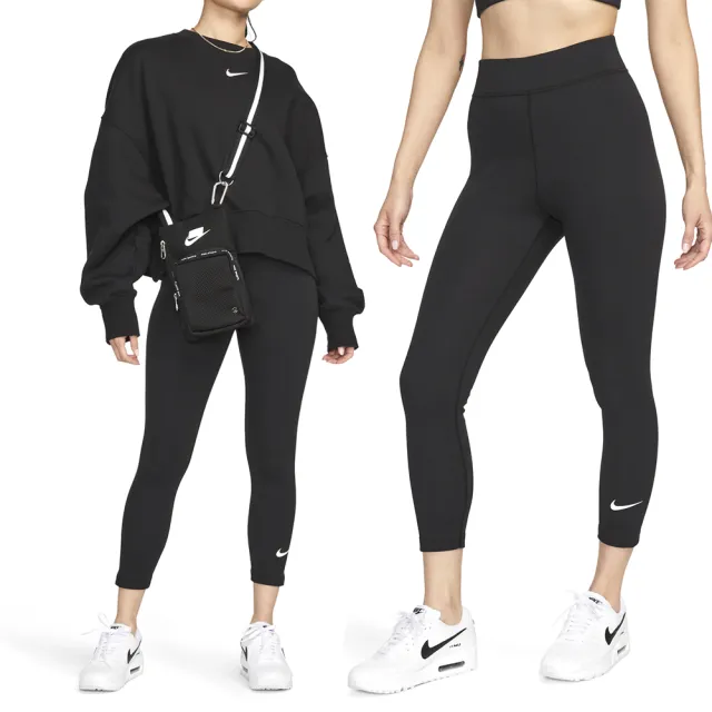 【NIKE 耐吉】CLSC HR 78 Tight 女款 黑色 運動 瑜珈 休閒 九分 高腰 緊身 長褲 DV7790-010