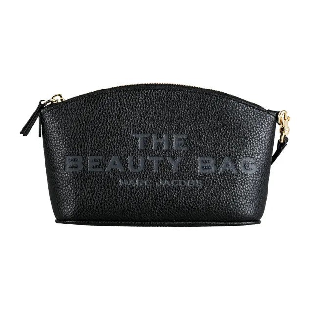 【MARC JACOBS】MARC JACOBS 經典可拆卸腕帶化妝/手拿/收納包(黑)