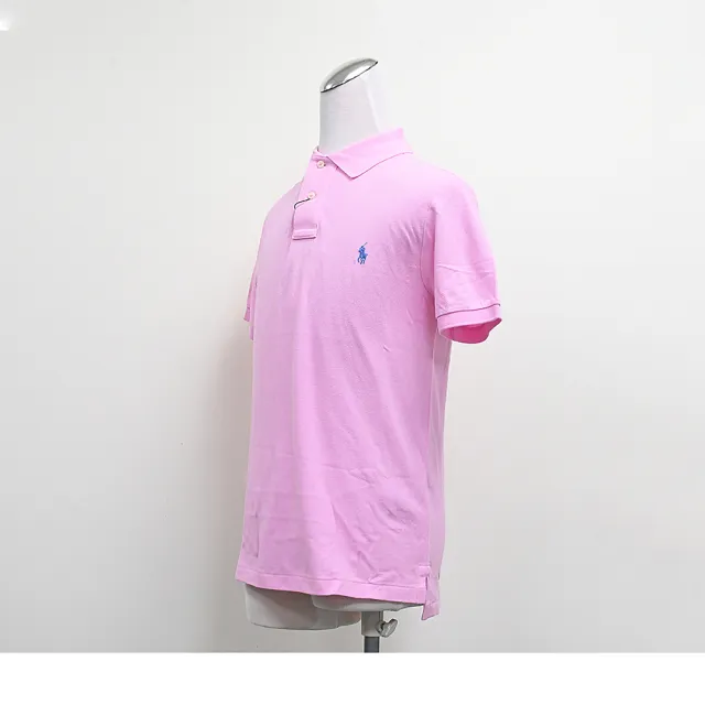 【POLO 保羅】POLO RALPH LAUREN 經典刺繡短袖POLO衫(女款/粉)