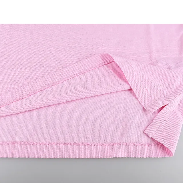 【POLO 保羅】POLO RALPH LAUREN 經典刺繡短袖POLO衫(女款/粉)