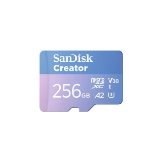 【SanDisk】SanDisk CREATOR Micro SD UHS-I 記憶卡 256GB(公司貨)