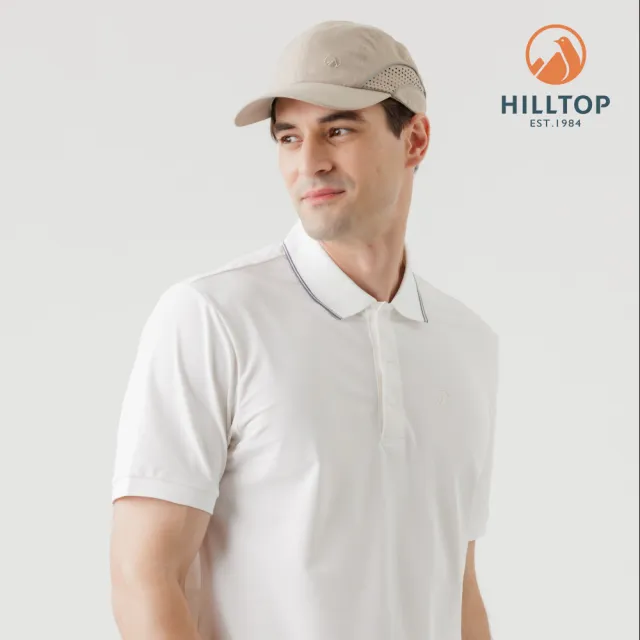 【Hilltop 山頂鳥】防潑水抗UV時尚機能棒球帽 卡其｜PS01XXI9ECN0