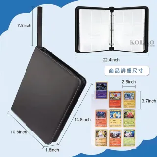 【Clook 鹿客家居】寶可夢卡冊-900片裝(拍立得收納 卡牌收納 偶像小卡 球員卡 奧特曼 遊戲王卡收納冊)