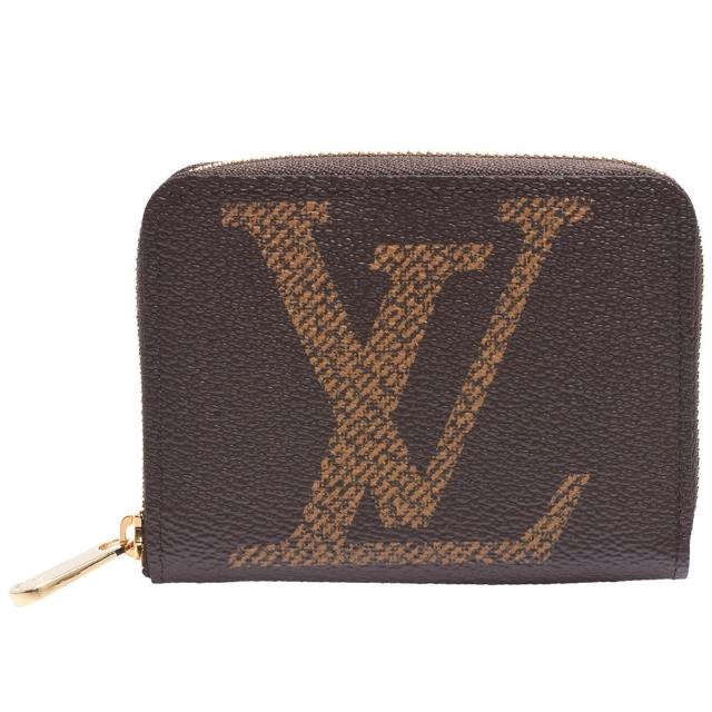 【Louis Vuitton 路易威登】M69354 經典Giant Monogram帆布拉鍊零錢包