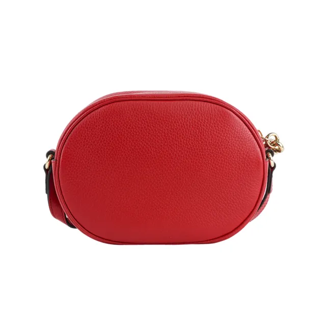 【GUCCI 古馳】SOHO 系列流蘇拉鍊迷你相機包(紅色)
