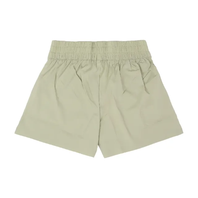 【NEW BALANCE】短褲 Pull On Short 女款 綠 拳擊褲設計 寬鬆 高腰 褲子 NB(WS51102OVN)
