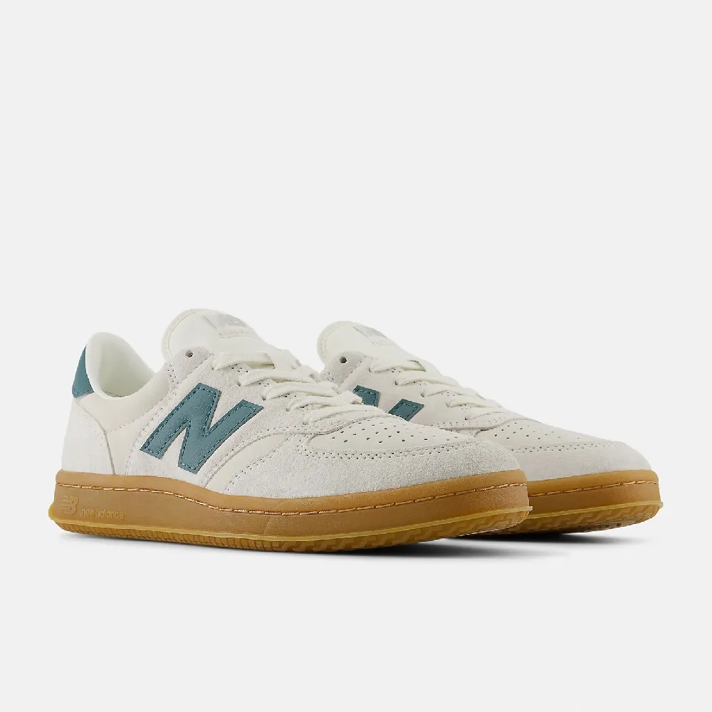 【NEW BALANCE】休閒鞋 T500 男鞋 女鞋 海鹽 雲杉亮綠 米白 綠 膠底 復古 NB(CT500DB-D)