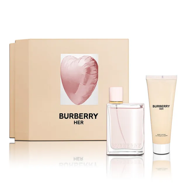 【BURBERRY 巴寶莉】HER 香氛精選禮盒-淡香精50ML+身體乳75ML(專櫃公司貨)