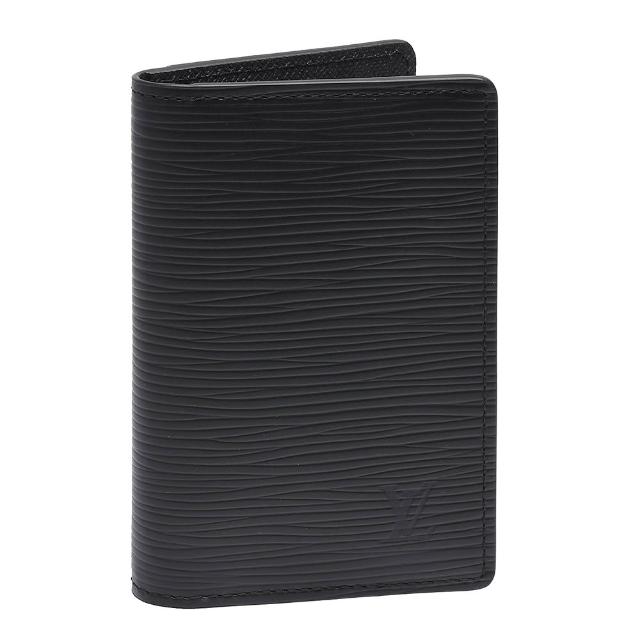 LV LOUIS VUITTON路易威登 M60642 經典 EPI 皮革水波紋 POCKET ORGANISER 多功能證件折疊夾