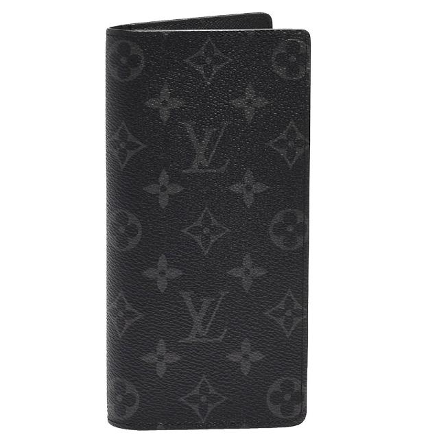 LV LOUIS VUITTON路易威登 M61697 經典 BRAZZA Eclipse 帆布折疊長夾 LV LOUIS VUITTON 路易威登 M61697 經典 BRAZZA Eclipse 帆布折疊長夾,採用高質感灰色系帆布製成,內層為小牛皮,設計簡約大方,適合女性日常使用。掀開式開口,內層包含卡夾、鈔票夾、夾層與拉鍊零錢袋,提供充足的收納空間。原廠防塵袋附贈,確保商品安全。歐洲真品,品質有保障。