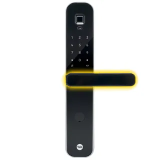 【Yale 耶魯】舊換新賣場 YDM 7220 抗菌塗層把手電子鎖 指紋卡片密碼智能門鎖 原廠公司貨 含基本安裝