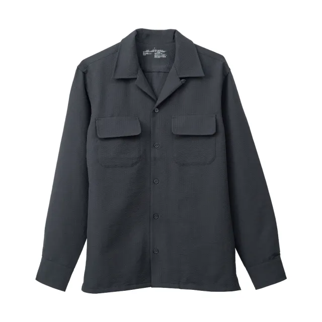 【MUJI 無印良品】男透氣彈性泡泡紗襯衫式外套(共4色)