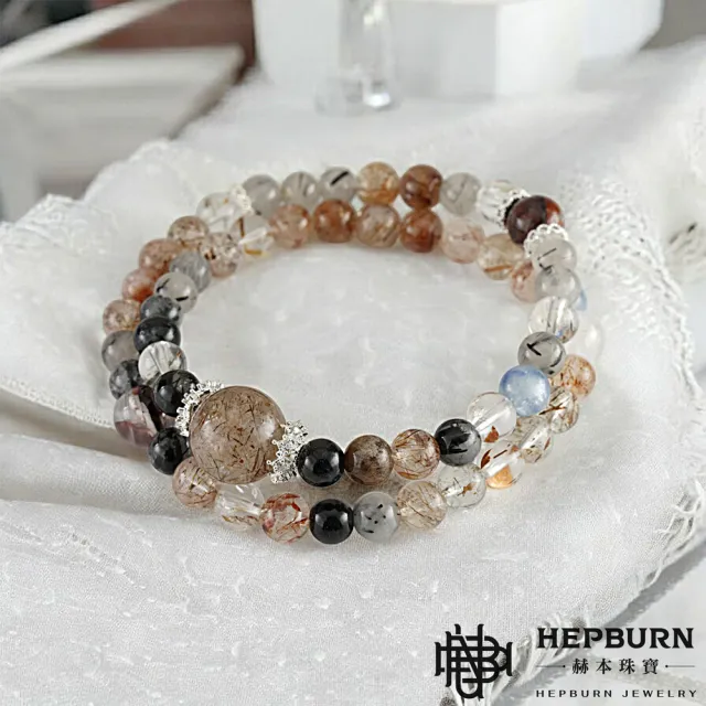 【赫本珠寶】設計款-金藏藍靛黑金超多寶雙圈手鍊
