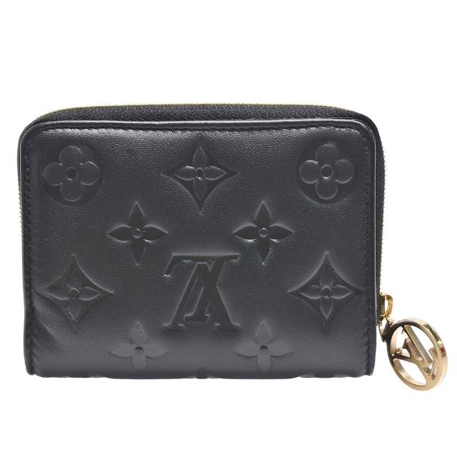 LV LOUIS VUITTON路易威登 M81599 經典 Lou 系列小羊皮短夾