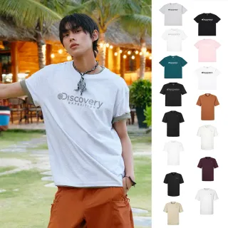 【Discovery Expedition】男女版 LOGO短袖涼感T恤(RS71043/RS72043/RS72053/RS71053/RS75053/RS77053-任選)