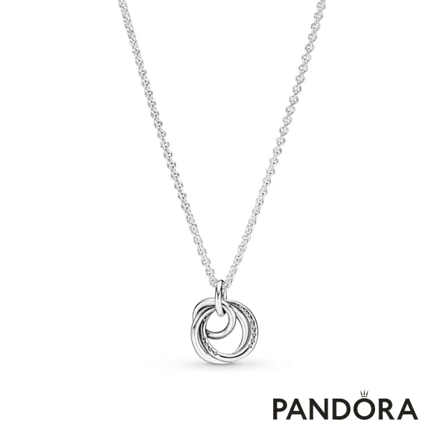 【Pandora官方直營】永恆親情圓環吊墜項鏈