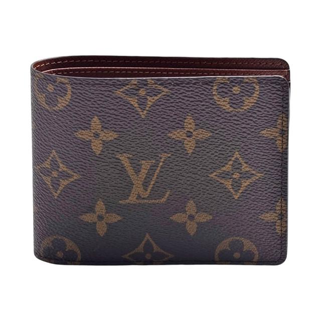 LV LOUIS VUITTON路易威登 M60895 經典 Monogram 印花摺疊短夾