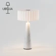 【義大利UBIQUA】Blok 雲岩奢華風USB充電式檯燈-多色可選(大理石/觸控燈/USB檯燈/護眼檯燈/可調光檯燈)