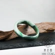 【漢石齋】天然翡翠A貨 手鐲玉鐲 飄花種帶黃翡辣綠(手圍17.8/版寬14.5mm)