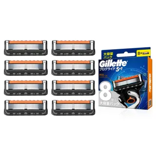 【Gillette 吉列】ProGlide 無感系列刮鬍刀頭(8刀頭)