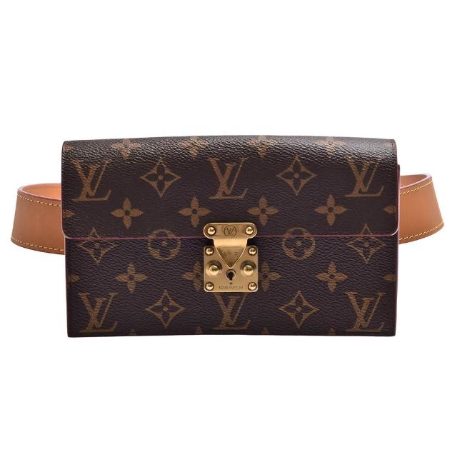 LV LOUIS VUITTON路易威登 M68549 經典 Monogram 帆布手拿/腰包