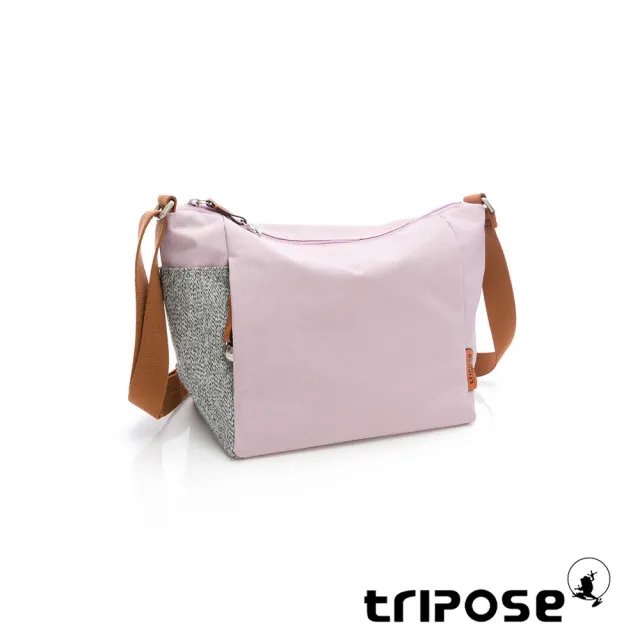 【tripose】漫遊系列垂墜感斜背包-小(手毬紫)