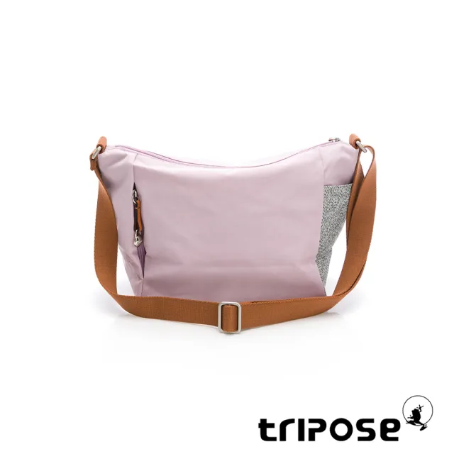 【tripose】漫遊系列垂墜感斜背包-小(手毬紫)