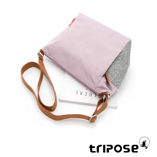 【tripose】漫遊系列垂墜感斜背包-小(手毬紫)