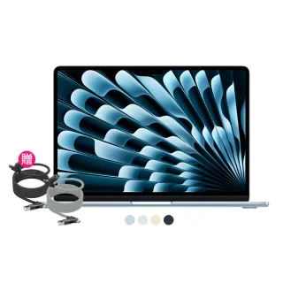 【Apple】磁吸傳輸線★Macbook Air 15.3吋 M4 晶片 10核心CPU 與 10核心GPU 24G/512G SSD(2025)