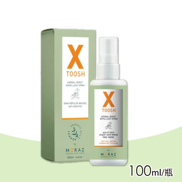 【Moraz 茉娜姿】尤加草本精油驅蚊噴霧 100ml/瓶(防蚊液)