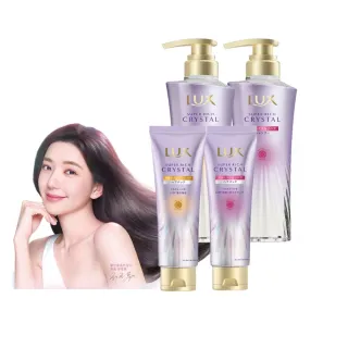 【LUX 麗仕】日本製極輕光護膜洗髮精450ml/髮膜180ml任選1入(頭髮雨衣/護色聚光/蓬鬆修護)