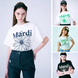 【MARDI MERCREDI】印花短TEE 多色 經典小雛菊  臘腸狗 CROPPED / TSHIRT FLOWERMARDI