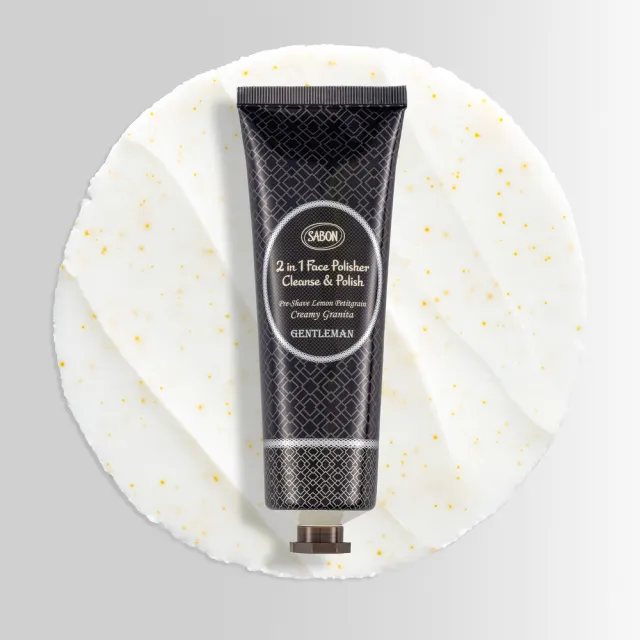 【SABON】官方直營 二合一臉部磨砂膏125ml-紳士(新品上市)