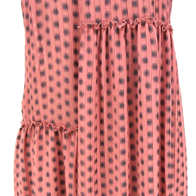 【ICHE 衣哲】Cop.Copine法國原裝進口法式雪紡無袖設計感洋裝