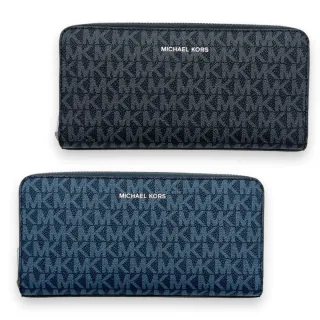 【Michael Kors】男生 長夾 滿版緹花/素面字母 防刮牛皮 男款 皮夾(36U9MCRE3B)