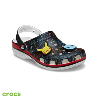 【Crocs】中性鞋 寶可夢 印花經典克駱格洞洞鞋(211343-90H)