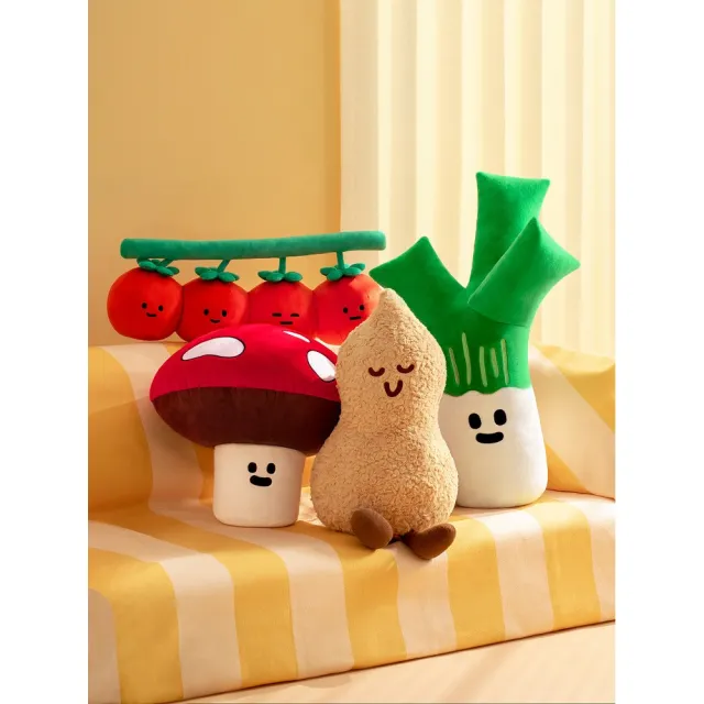 【Beast Kingdom 野獸國】超級植物系列 超蔥明 絨毛玩偶(MarTube 馬克圖布)