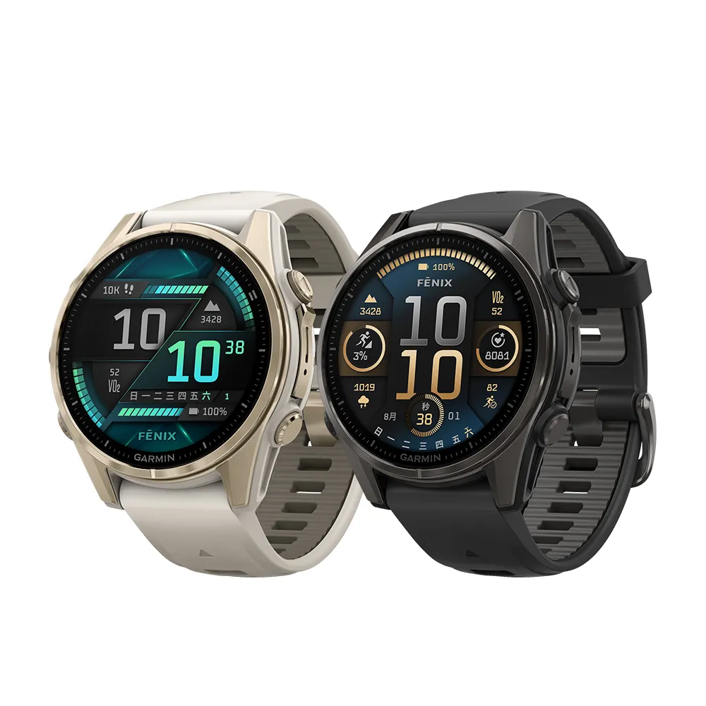 GARMIN】Fenix 8 AMOLED 全方位戶外進階GPS智慧腕錶43mm 