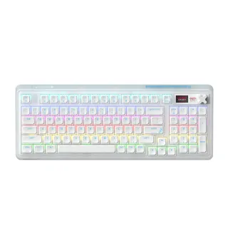 【Cherry】Cherry 無線三模 PIXIU98 RGB MX2A 冰晶雪霧 白 靜音紅軸(98 RGB 無線 熱插拔 機械 鍵盤 電競)
