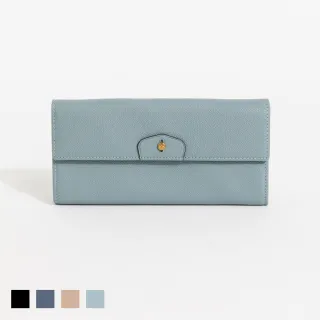 【ZODENCE 佐登司】CUFF進口真皮袖釦設計單層長夾(多色)