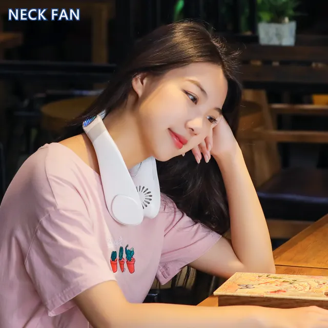 【NECK FAN】半導體製冷 掛脖風扇 LED顯示(K009/多段調節/風扇/掛頸風扇/涼感/隨身/掛頸/頸掛)