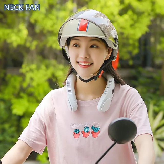 【NECK FAN】半導體製冷 掛脖風扇 LED顯示(K009/多段調節/風扇/掛頸風扇/涼感/隨身/掛頸/頸掛)
