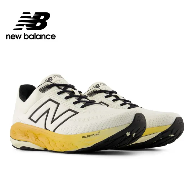 【NEW BALANCE】NB Fresh Foam X慢跑鞋_M860Y14-2E_男性_白黃色