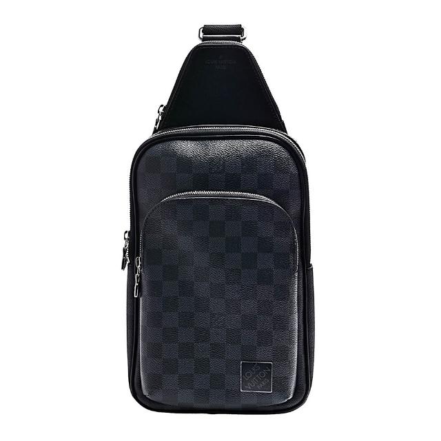 【Louis Vuitton 路易威登】N45302經典Avenue系列Damier帆布斜背包(灰色)