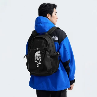 【The North Face 官方旗艦】北面男女款黑色DWR防潑水便捷舒適休閒後背包｜52TB4HF