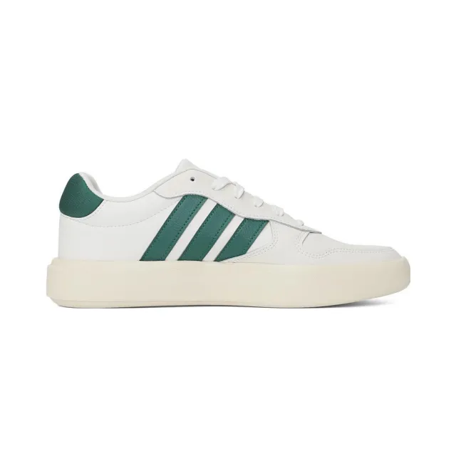 【adidas 愛迪達】休閒鞋 男鞋 運動鞋 LITECOURT 白綠 JI2170