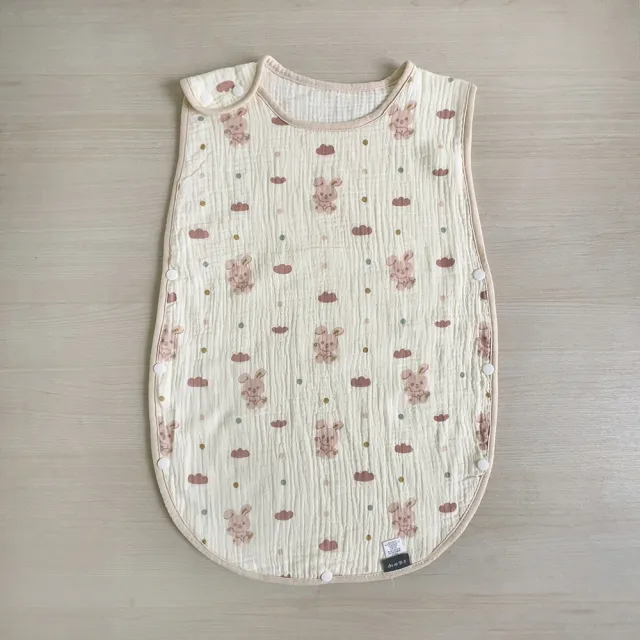 【Chu-mi 啾米】四層紗防踢睡袋(0-18M嬰兒防踢被 防踢背心 防踢被睡袋)