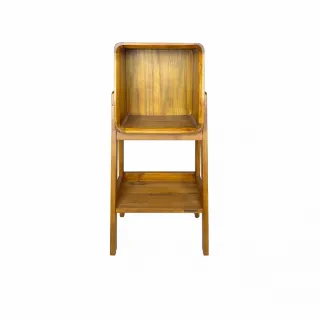 【SCANTEAK 詩肯柚木】LESA 實心柚木丹麥展示架(80CM)