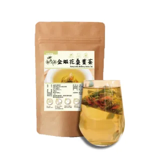 【DING CAO 鼎草】金銀花桑葉茶5gx10入/袋(金銀花茶 天然菊花茶 橘皮 甘草 三角茶包 退火飲品)