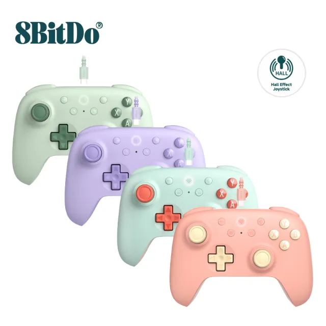 【8Bitdo】新版 獵戶座青春版有線遊戲手把(鍵寧公司貨)
